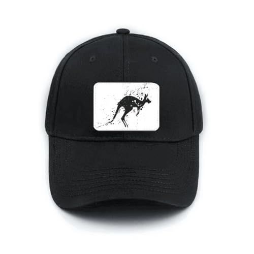 Casquette de baseball noire koala illustration australienne ajustable homme femme