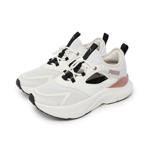 PUMA(プーマ) W ソフトライド メイブ ミュール 312001 スニーカー レディース 25cm 01.ウォームホワイト×ローズ