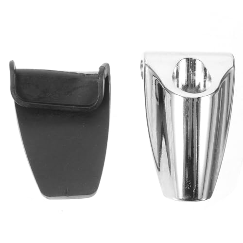 TOVINANNA Gancio per Batteria Leggera e Resistente in Lega di Zinco con Gomma, Facile da Usare per Rullante e Cassa, Accessorio per Batteria Acustica