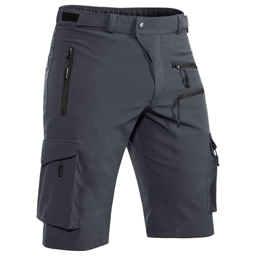 Short de sport léger pour homme avec poches zippées noir
