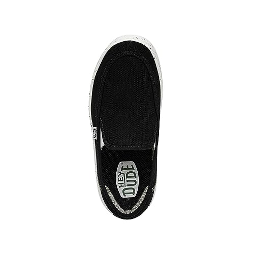 Hey Dude Sunapee Youth Sport Mesh Black Size J5 | Boy's Shoes | Boy's Slip On Sneakers | Comfortable & Light-Weight2