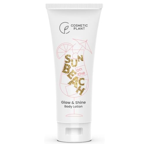 Glow and Shine Body Lotion (200 ml), Lozione per il Corpo con Effetto Brillante Glitter, Lozione Glitter Idratante, Brillantezza, Luminosità e Profumo, Lozione Idratante arricchita con Vitamina E