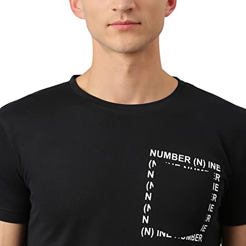 Image of Thomas Scott Men's | Solid | Half Sleeve | Slim Fit | 100% Cotton | Round Neck | Casual Tshirt