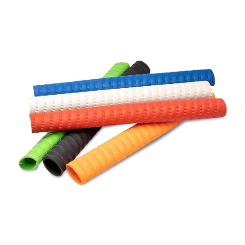 Image of Cricket Bat Grips | Premium Multi-Parran and Colors | Anti-Slip Rubber Handle | Ultra Tacky and Thick | Durable Comfortable Grip for Enhanced Bat Control