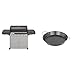 Campingaz 4 Series Classic LS Plus Barbacoa a gas, 4 quemadores de acero Inoxidable, 12.8kW + 2000015104 Paellera para Modulo Culinario, Negro, 35.5x8.5x36.15 cm