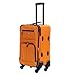Rockland Pasadena Softside Spinner Wheel Luggage, Orange, Carry-On 19-Inch