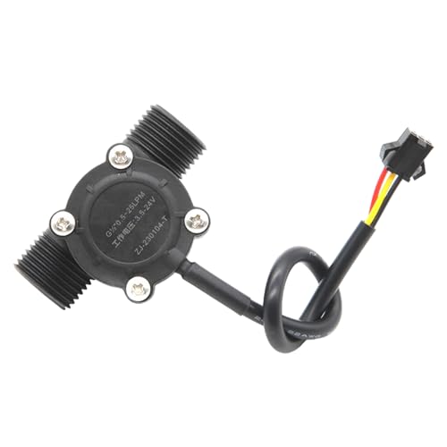 YUXITA Inicio'Interruptores de flujo de agua, contador de caudalímetro 1-30L/min 3.5-24V para control de circulación de líquidos