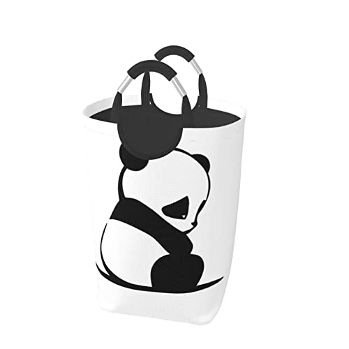 Baby Panda - Cesta grande de tela plegable de estilo moderno, bolsa de ropa plegable, paquete de ropa sucia plegable para dormitorio, hogar o dormitorio y viajes