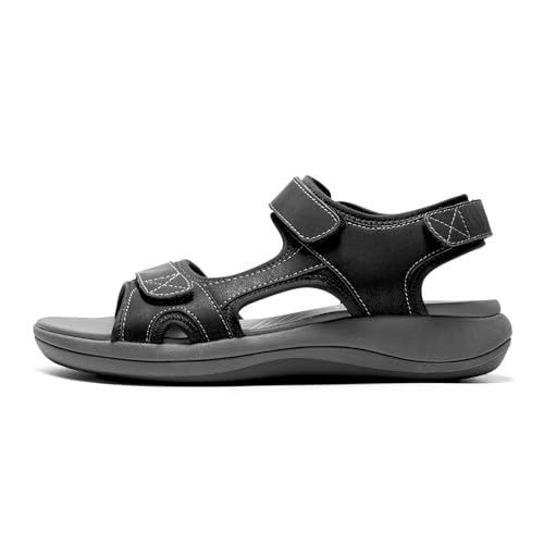 Image of DREAM PAIRS Women's Sandals Open Toe Lightweight Summer Shoes Walking Casual Outdoor