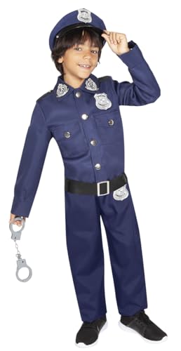 Rubies DISFRAZ POLICIA INFANTIL para niño, para niña, talla XXS,
