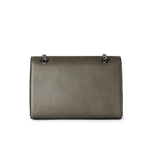Bolsa Shoulder New Logo, Ellus, Feminino, Verde Oliva
