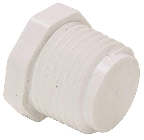 Pvc Threaded Plug 1/2"