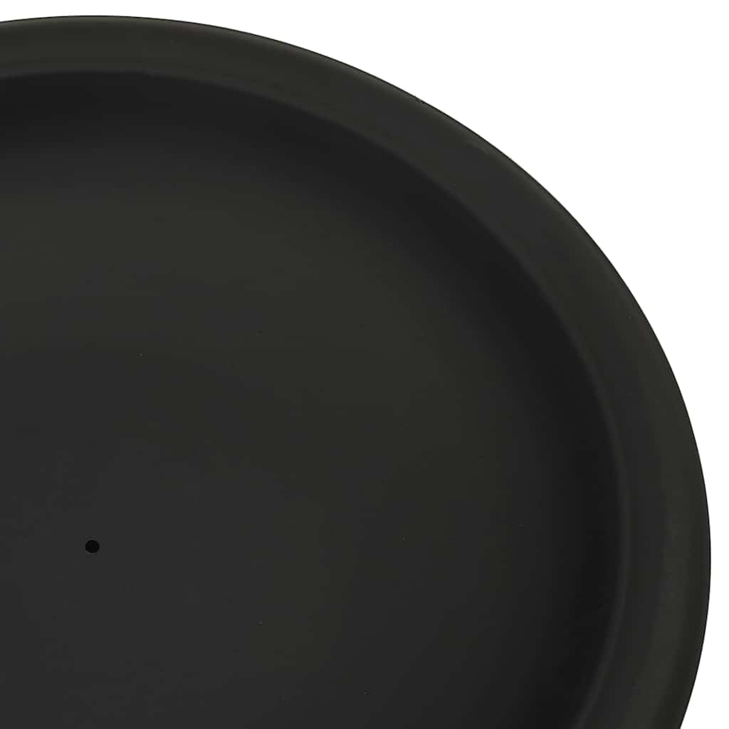 Braciere Acciaio 75 cm Nero con Attizzatoio