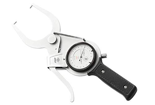 MeterTo Dial Outside Caliper Gauge, Snap Caliper, Range: 0-20mm, Jaw: 60mm, Resolution:0.01mm