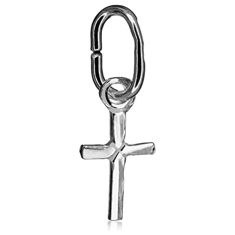 Markylis - Solid 925 Sterling Silver Religious Small Cross Jewellery Craft Necklace Pendant/Charm - 20mm Cover