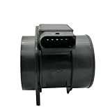 Medidor de la aire Tubuladura Medidor de flujo de masa de aire (613 A1110940148), sensor MAF, compatible con Mercedes-Benz W203, S203, CL203, C180, C200, C230, S202, C180T y C200T.
