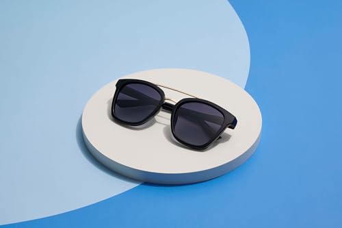 Peepers by PeeperSpecs Women's Palm Beach Oversized Polarized Sunglasses Square4