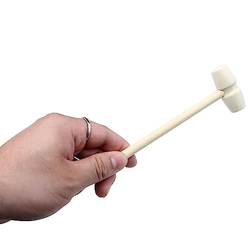 Image of Litoexpe 12pcs Mini Wooden Hammers 40x13mm