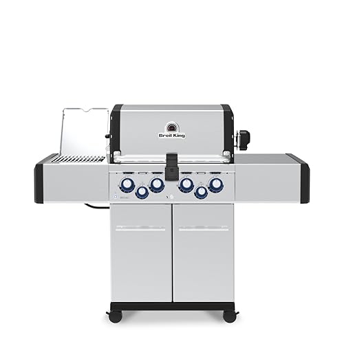 Broil King 956944 Regal S 490 Pro IR Propane Gas Grill, 5-Burner, Stainless Steel