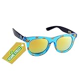 ARKAID Sesame Street Official Cookie Monster Child Sunglasses, UV400 Protection, Blue Cookie Pattern, One Size Fits Most Kids