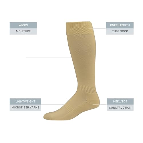 Augusta Sportswear Elite Multi-Sport Socks, Vegas Gold, M2