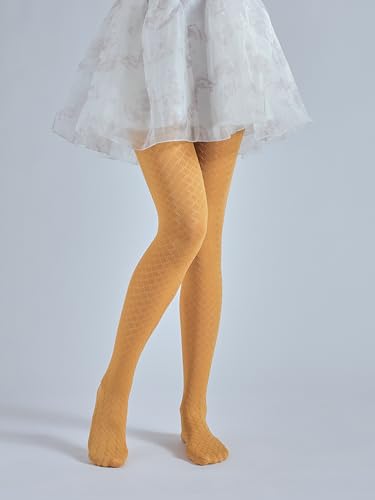 Image of Sahabowi Women Tights, Female Sheer High Waist Pantyhose, Vintage Control Top Stockings
