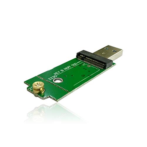 Caja externa USB3.0 para SSD M.2 2230/2242 Plata miniatura 5