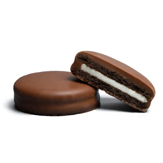 Miniatura 3 de Galletas cubiertas de chocolate de Navidad personalizadas, recuerdos de fiesta - Poinsettia Happy Holidays