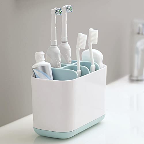XMART India PlasticRazor Shaving Kit and Toiletries Cosmetics Organizer,Toothbrush Caddy,Brush Stand, Bathroom Organiser, Without Drill Tooth Brush Holder Bathroom,Bathroom Accessories (Sky Blue)