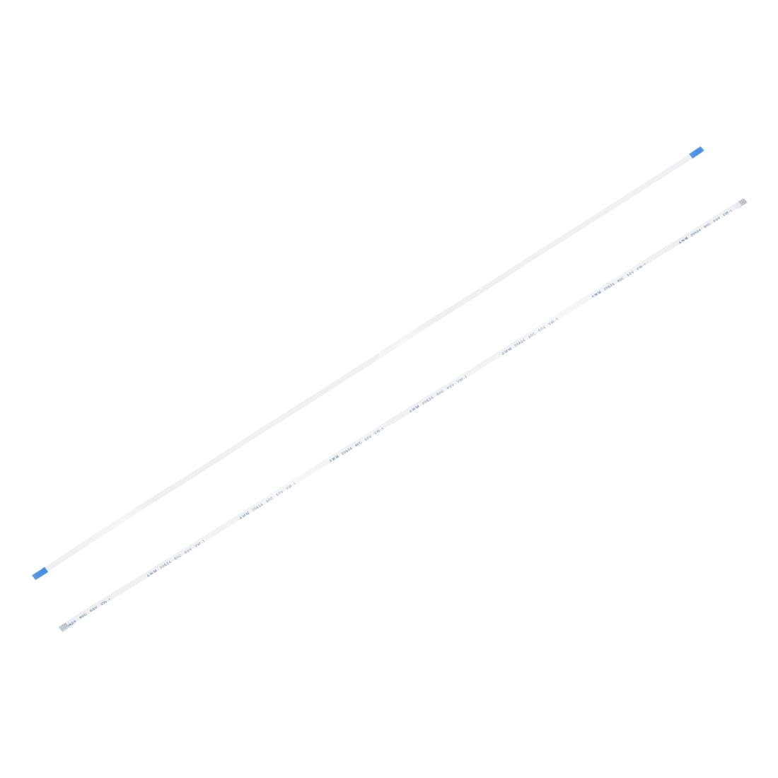 sourcing map FFC FPC Flat Flexible Cable, 6 Pins 0.5mm Pitch 500mm Long (A Type) for LCD 3D Printer Camera DVD TV Laptop Audio Pack of 20