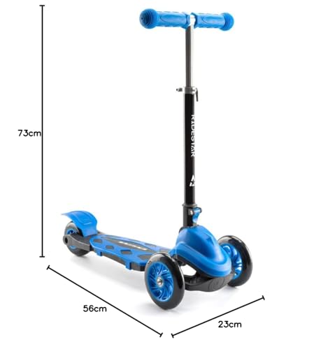 ToyStar Cruise 3 Wheel Tri Scooter, Easy Folding System, Height Adjustable Handlebars, Tilt To Turn Steering, Kids Aged 3+ Years - 10