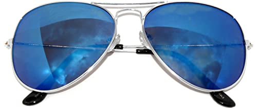 Image of OWL Aviator Pilot Sunglasses for Women and Men Size Medium Gold, Black, Silver, Bronze, Colorful Metal Frame