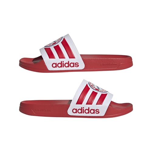 Image of adidas Mens Adilette Shower Arsenal Slides Casual Sandals Casual - Red