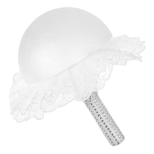 OSALADI Bridal Bouquet Material Package DIY Foam Flower Bouquet Stand Lace Collar Handle Kit