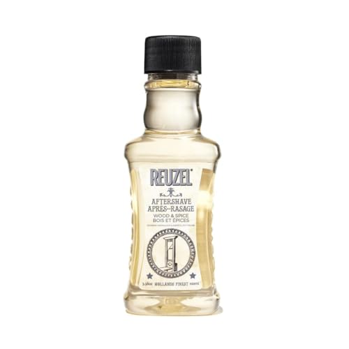 Reuzel Wood and Spice Aftershave, End Your Shave in Style, 3.38 oz