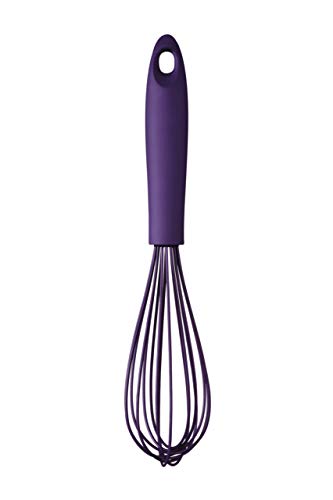Premier Housewares - Batidor de Silicona de Color Morado - Gama zing
