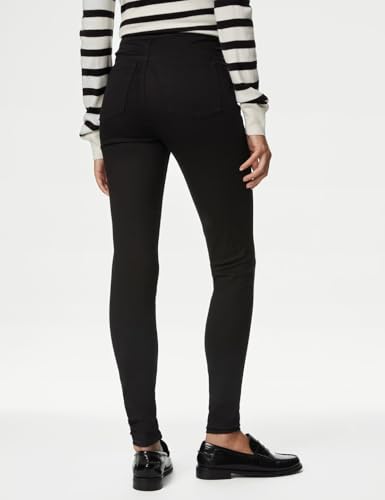Image of Marks & Spencer Womens Light Wash High Rise Skinny Fit Jegging
