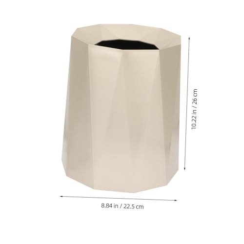 Caneca de basura rectangular para cocina sin tapa miniatura 5