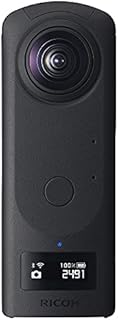 RICOH THETA Z1 51GB Black 360° camera, two 1.0-inch back-illuminated CMOS sensors, increased 51GB internal memory, 23MP images, 4K video with image stabilization, HDR, High-speed wireless transfer