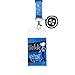 Coraline Twitchy Witchy Girl 22-inch Lanyard with Clear ID Sleeve and Rubber Charm