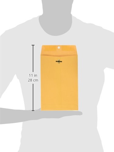 Top Flight Clasp Envelopes, Gummed And Clasped Closure, 6 X 9 Inches, Brown Kraft, 14 Envelopes Per Pack (6911066) #TOP2