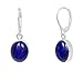 Produktbild ERCE Ohrringe Lapislazuli Halbedelstein oval, 925 Silber