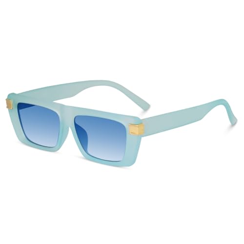 Image of Dervin UV Protection Rectangular Sunglasses for Men and Women