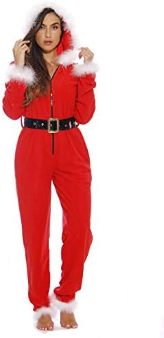 Santa and mrs claus pajamas for adults Clearance