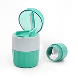 Einfach zu Benutzen: Unser mörser tabletten verwandelt medikamente bereits nach 3-5 drehbewegungen in feines pulver, was das schlucken erleichtert. mörser und stößel sind mit einer edelstahlschicht beschichtet, um sicherzustellen, dass keine plastikpartikel in das pulver gelangen – für eine sichere anwendung​​