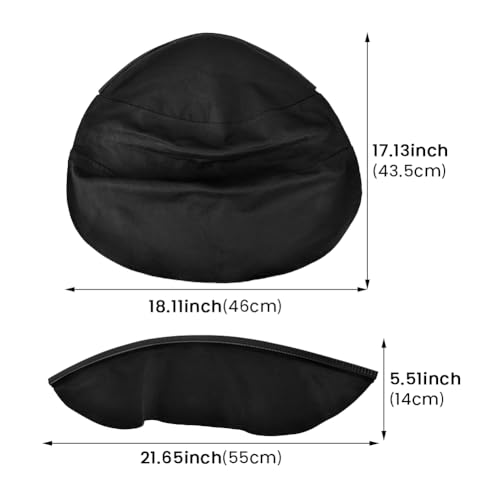 Welding Helmet Cover,2Pcs Welding Helmet Cover and Helmet Bib Set, Full Protection Welding Hood Welding Accessories with Press Fit Seal Fits Most Welding Helmets - Image 2