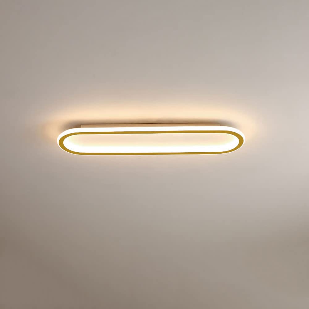 Plafonnier noir pour bureau au design haut de gamme et finitions dorées