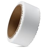 Saypacck Self Adhesive Stress Crack Tape Drywall Joint Tape Patch Wall Seam Patch Heavy Duty Smooth Roll for Concrete Repair, White(2'' X 50')