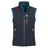 Trollkids Kids Trollfjord Vest 140, black/petrol