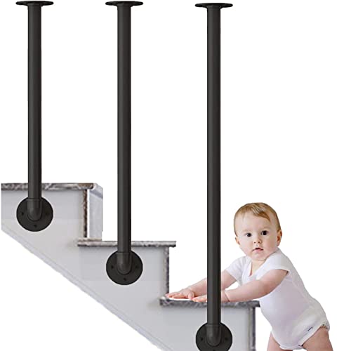 Garde-corps de protection moderne en L pour escalier intérieur - 2